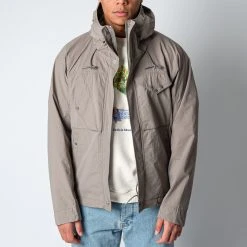 TEN C MID LAYER JACKET GREEN