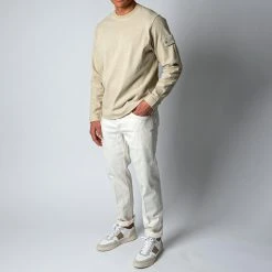 Lardini JIMMY DENIM DYED TROUSER WHITE 13 Lardini JIMMY DENIM DYED TROUSER WHITE -jupiter shop JEANSLARDINI 1