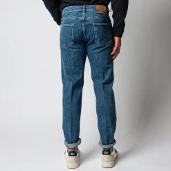Lardini JIMMY WASHED DENIM TROUSERS NAVY DENIM 12 Lardini JIMMY WASHED DENIM TROUSERS NAVY DENIM -jupiter shop JEANSLARDINI 5 1a8e6eb8 3ce9 41c6 92b5 916cac0ba8b3