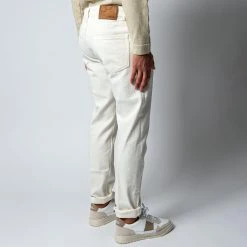 Lardini JIMMY DENIM DYED TROUSER WHITE 11 Lardini JIMMY DENIM DYED TROUSER WHITE -jupiter shop JEANSLARDINI 6