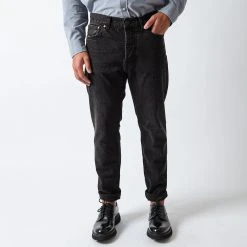 Tela Genova ITALO TAPERED JEANS BLACK