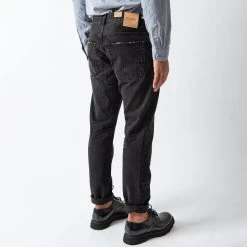 Tela Genova ITALO TAPERED JEANS BLACK -jupiter shop JEANSTELAGENOVA 5