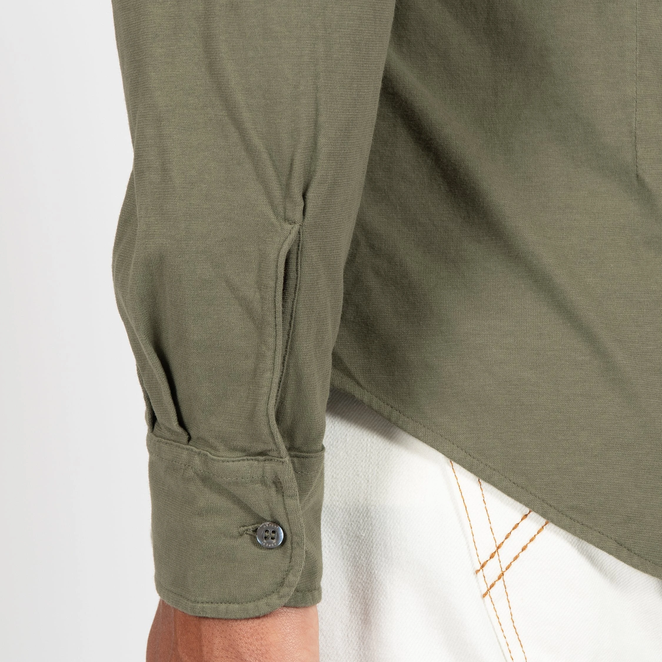 ASPESI JERSEY SHIRT GREEN 7 ASPESI JERSEY SHIRT GREEN - Bild 5