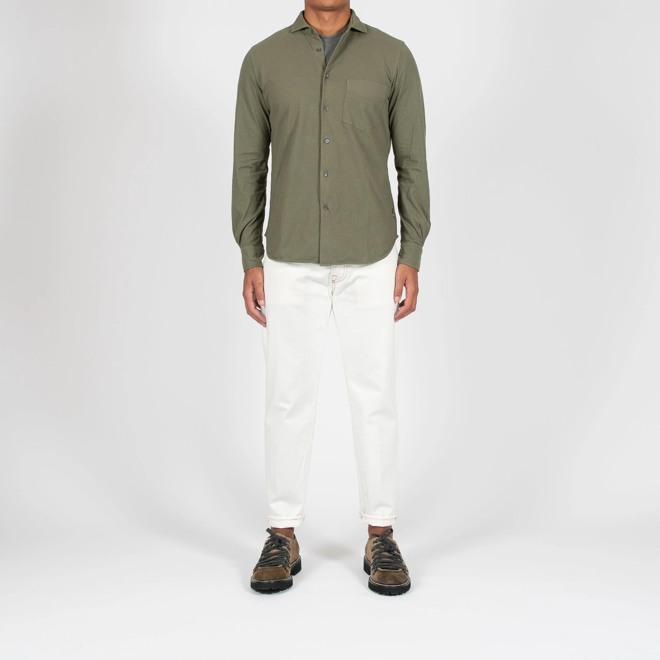 ASPESI JERSEY SHIRT GREEN 9 ASPESI JERSEY SHIRT GREEN - Bild 7