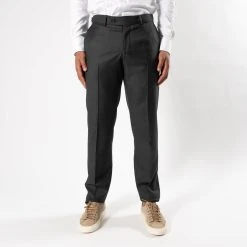 STUDIO 73 FILIP PAT TROUSER DARK GREY