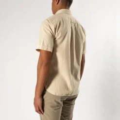 XACUS SHORT SLEEVE SHIRT WITH POCKETS BEIGE -jupiter shop JUPITERHERRMODEKLADERSTOCKHOLM 107
