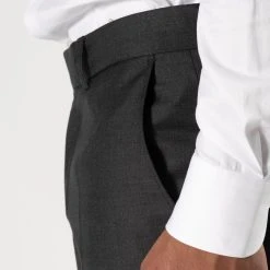 STUDIO 73 FILIP PAT TROUSER DARK GREY -jupiter shop JUPITERHERRMODEKLADERSTOCKHOLM 112 30bebe6c 0d44 43b9 84b4 b2e221e8980b