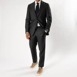 STUDIO 73 FILIP PEAK TRENTO BLAZER DARK GREY -jupiter shop JUPITERHERRMODEKLADERSTOCKHOLM 114 b4b6178a 6208 4151 817b 1e89a60e9608