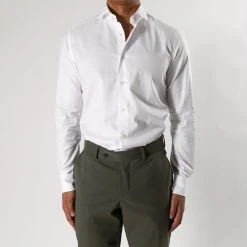 XACUS ROYALE OXFORD SHIRT WHITE
