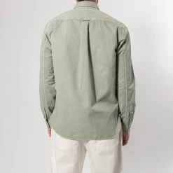 XACUS TWILL SHIRT WITH POCKET LIGHT GREEN -jupiter shop JUPITERKLADERNORRLANDSGATANKUNGSGATANSTOCKHOLM 114