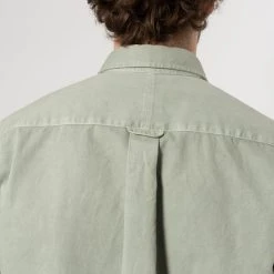 XACUS TWILL SHIRT WITH POCKET LIGHT GREEN -jupiter shop JUPITERKLADERNORRLANDSGATANKUNGSGATANSTOCKHOLM 115