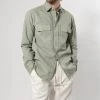 XACUS TWILL SHIRT WITH POCKET LIGHT GREEN -jupiter shop JUPITERKLADERNORRLANDSGATANKUNGSGATANSTOCKHOLM 122 3c1959cb 11ad 4929 8216 e4925ee63473
