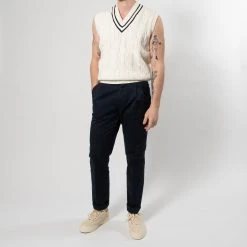 Tela Genova DAMASCO TWILL TROUSER NAVY -jupiter shop JUPITERKLADERNORRLANDSGATANKUNGSGATANSTOCKHOLM 125 4eee47d5 6d35 468f 91f5 a2a878247030