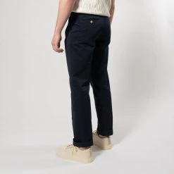 Tela Genova DAMASCO TWILL TROUSER NAVY -jupiter shop JUPITERKLADERNORRLANDSGATANKUNGSGATANSTOCKHOLM 137