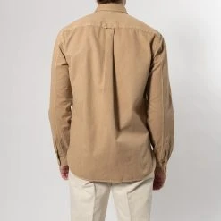 XACUS TWILL SHIRT WITH POCKET KHAKI -jupiter shop JUPITERKLADERNORRLANDSGATANKUNGSGATANSTOCKHOLM 46