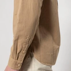 XACUS TWILL SHIRT WITH POCKET KHAKI -jupiter shop JUPITERKLADERNORRLANDSGATANKUNGSGATANSTOCKHOLM 51