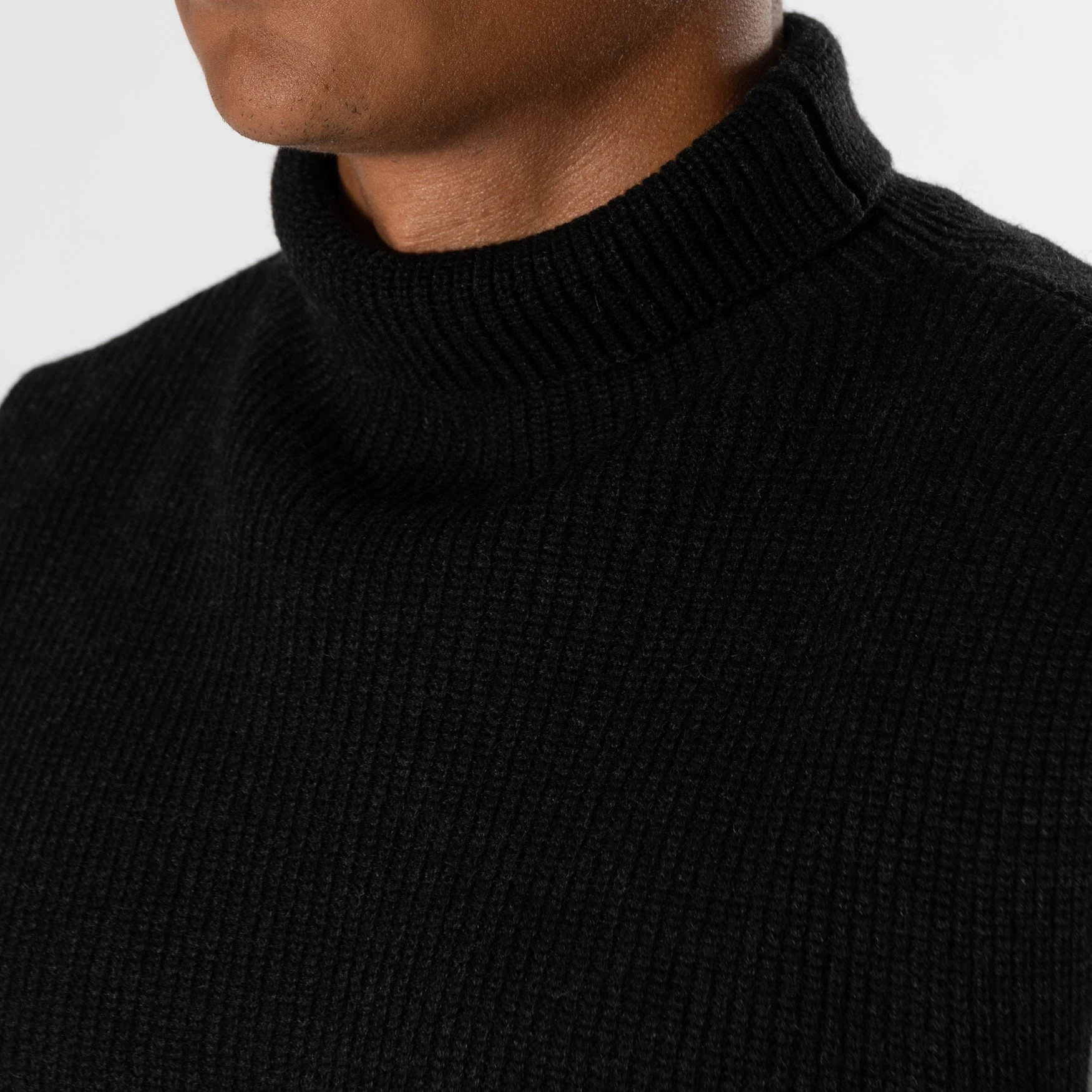 Barena WOOL ROLLNECK SLIPOVER ANTRACITE 4 Barena WOOL ROLLNECK SLIPOVER ANTRACITE - Bild 2