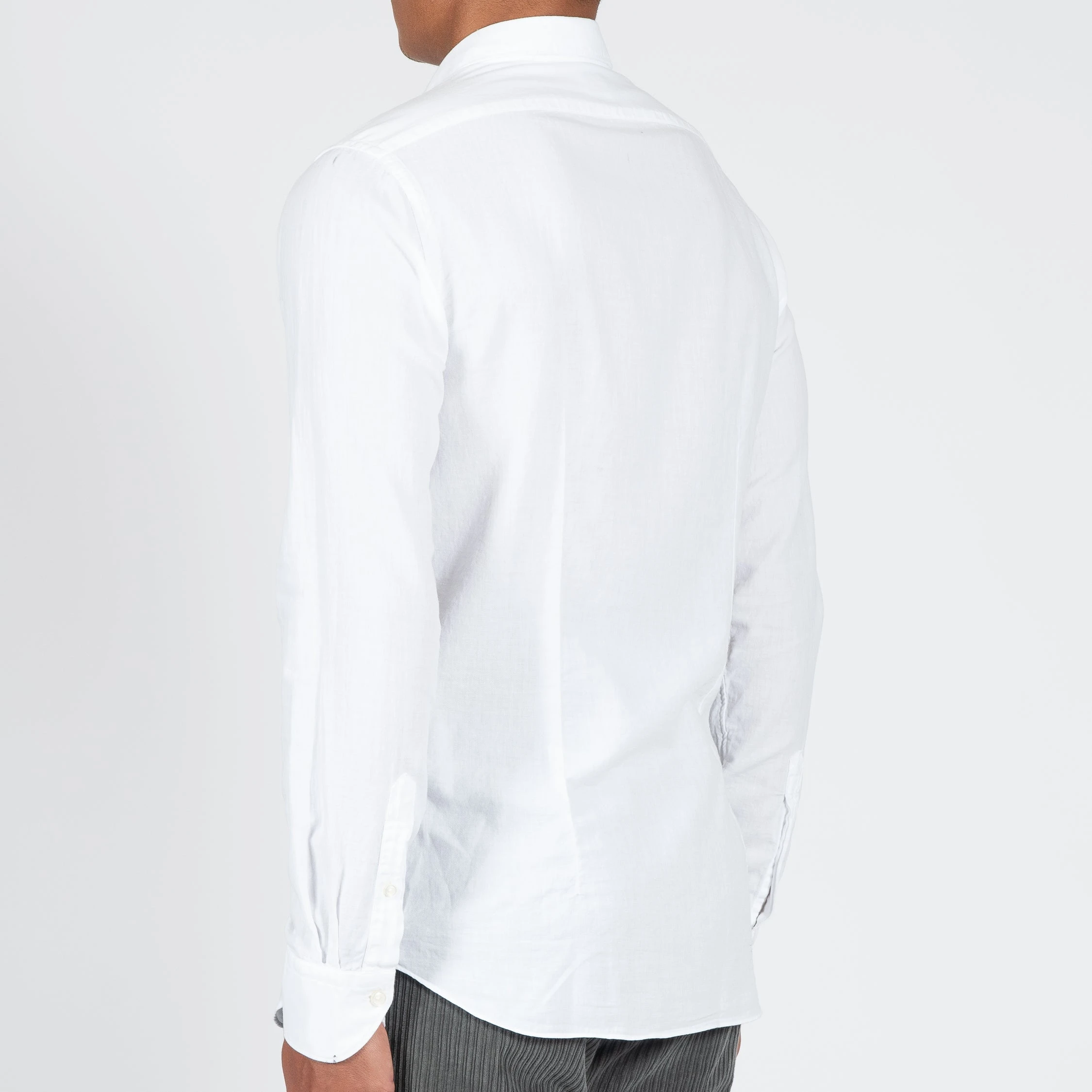 XACUS LUXURY MUSSOLA FLANNEL SHIRT WHITE 9 XACUS LUXURY MUSSOLA FLANNEL SHIRT WHITE - Bild 7