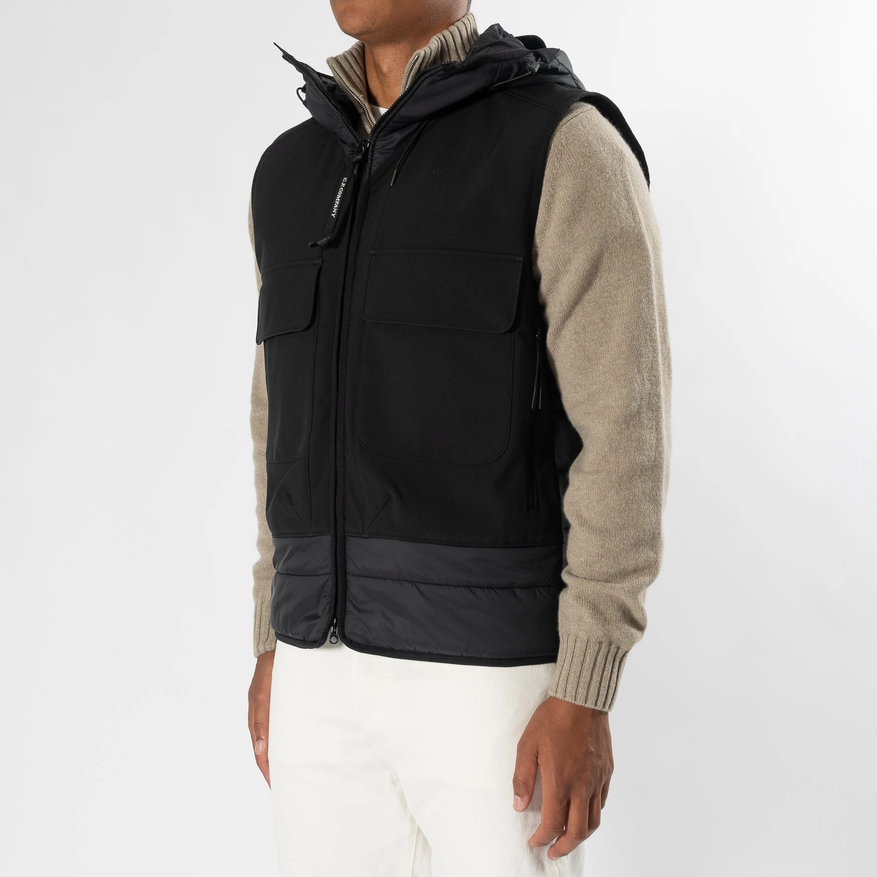 C.P. Company GARMENT DYED GOGGLE VEST BLACK 5 C.P. Company GARMENT DYED GOGGLE VEST BLACK - Bild 3