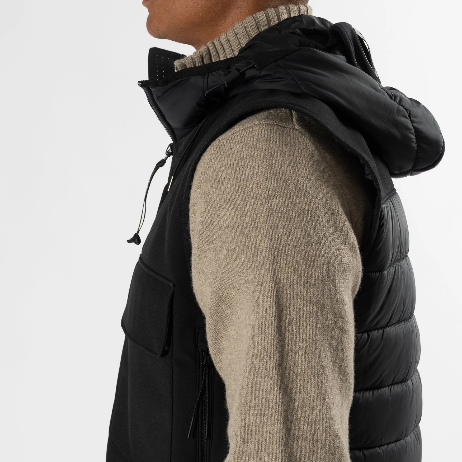 C.P. Company GARMENT DYED GOGGLE VEST BLACK 6 C.P. Company GARMENT DYED GOGGLE VEST BLACK - Bild 4