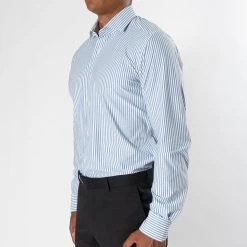 XACUS ACTIVE SHIRT BIG STRIPE BLUE -jupiter shop JUPITERSTOCKHOLMKLADERHERRMODE 41 89011b16 6fd8 43a6 8ac4 314bac41a0ca