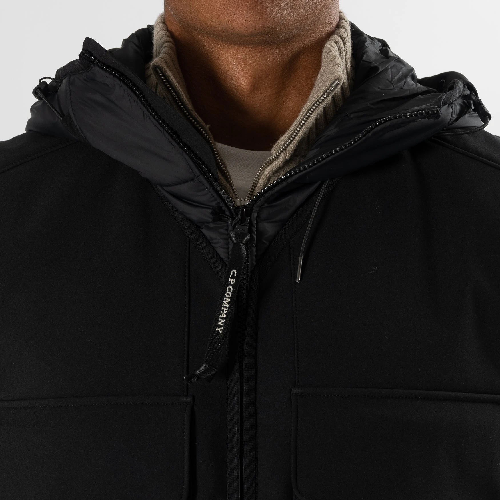 C.P. Company GARMENT DYED GOGGLE VEST BLACK 4 C.P. Company GARMENT DYED GOGGLE VEST BLACK - Bild 2