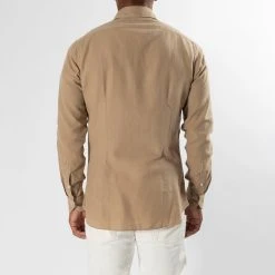 XACUS LUXURY MUSSOLA FLANNEL SHIRT KHAKI -jupiter shop JUPITERSTOCKHOLMKLADERHERRMODE 54 a76f8f22 fe77 40c7 b82d adf6cab40c2d
