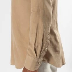 XACUS LUXURY MUSSOLA FLANNEL SHIRT KHAKI -jupiter shop JUPITERSTOCKHOLMKLADERHERRMODE 57 35785970 b305 4431 bd18 13dd55eb6f9f