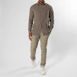 XACUS LUXURY MUSSOLA FLANNEL SHIRT MUD -jupiter shop JUPITERSTOCKHOLMKLADERHERRMODE 90 3bf406de c70e 4052 9d4c 6e0237f3d1e8