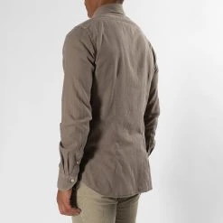 XACUS LUXURY MUSSOLA FLANNEL SHIRT MUD -jupiter shop JUPITERSTOCKHOLMKLADERHERRMODE 95 ace08c0c 73e2 4c34 a1ec 39ad6842d277