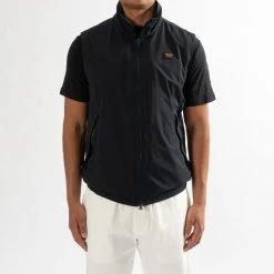 Paul&Shark MENS' TYPHOON WAISTCOAT BLACK