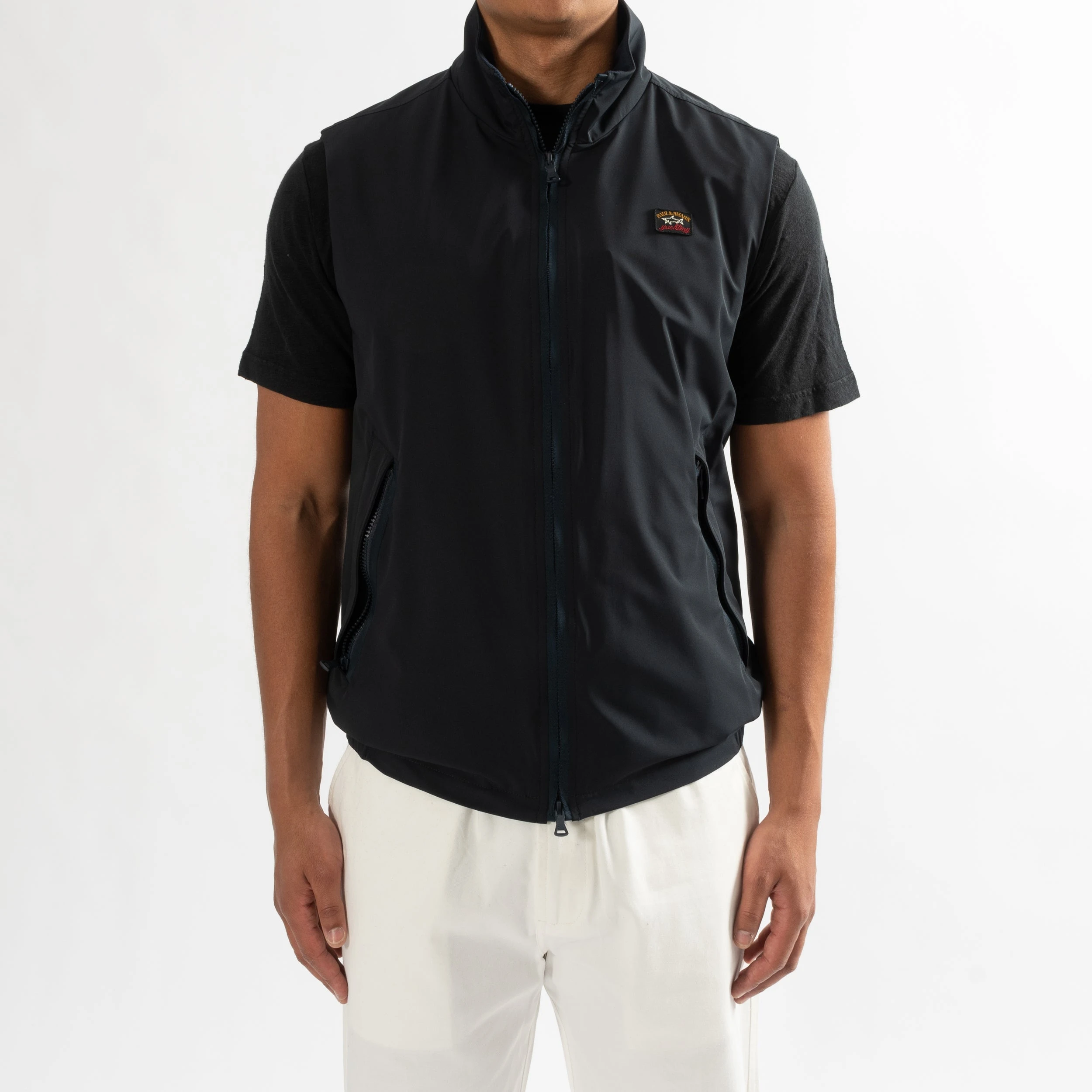 Paul&Shark MENS' TYPHOON WAISTCOAT BLACK 3 Paul&Shark MENS' TYPHOON WAISTCOAT BLACK