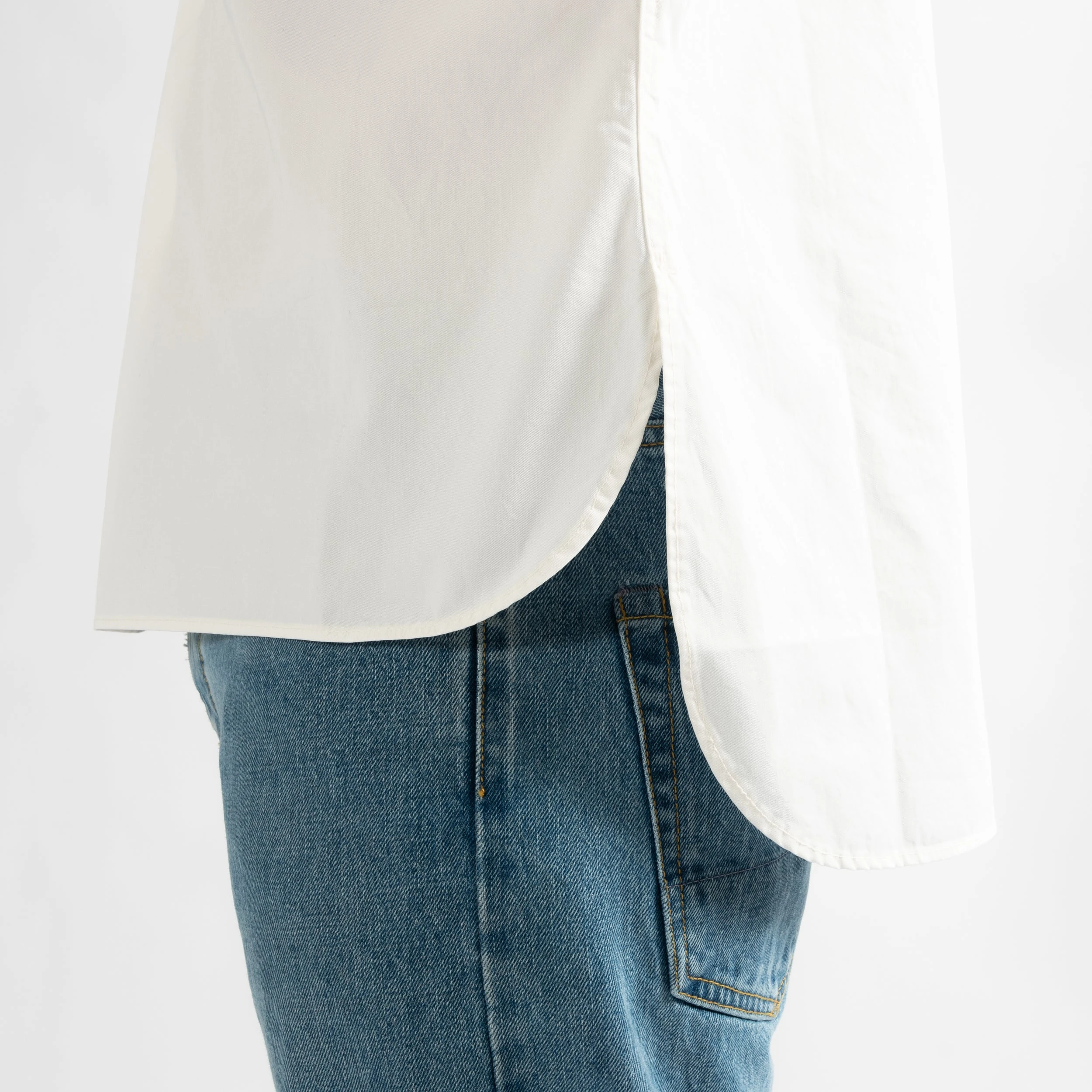 Tela Genova SAVINO OVERSIZED SHIRT WHITE 6 Tela Genova SAVINO OVERSIZED SHIRT WHITE - Bild 4