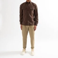 XACUS TWILL SHIRT WITH POCKET DARK BROWN 19 XACUS TWILL SHIRT WITH POCKET DARK BROWN -jupiter shop JupiterKladerNorrlandsgatanKungsgatanStockholm 164 0abdf7c2 a58c 4fe9 b856 995db2e1c2a1