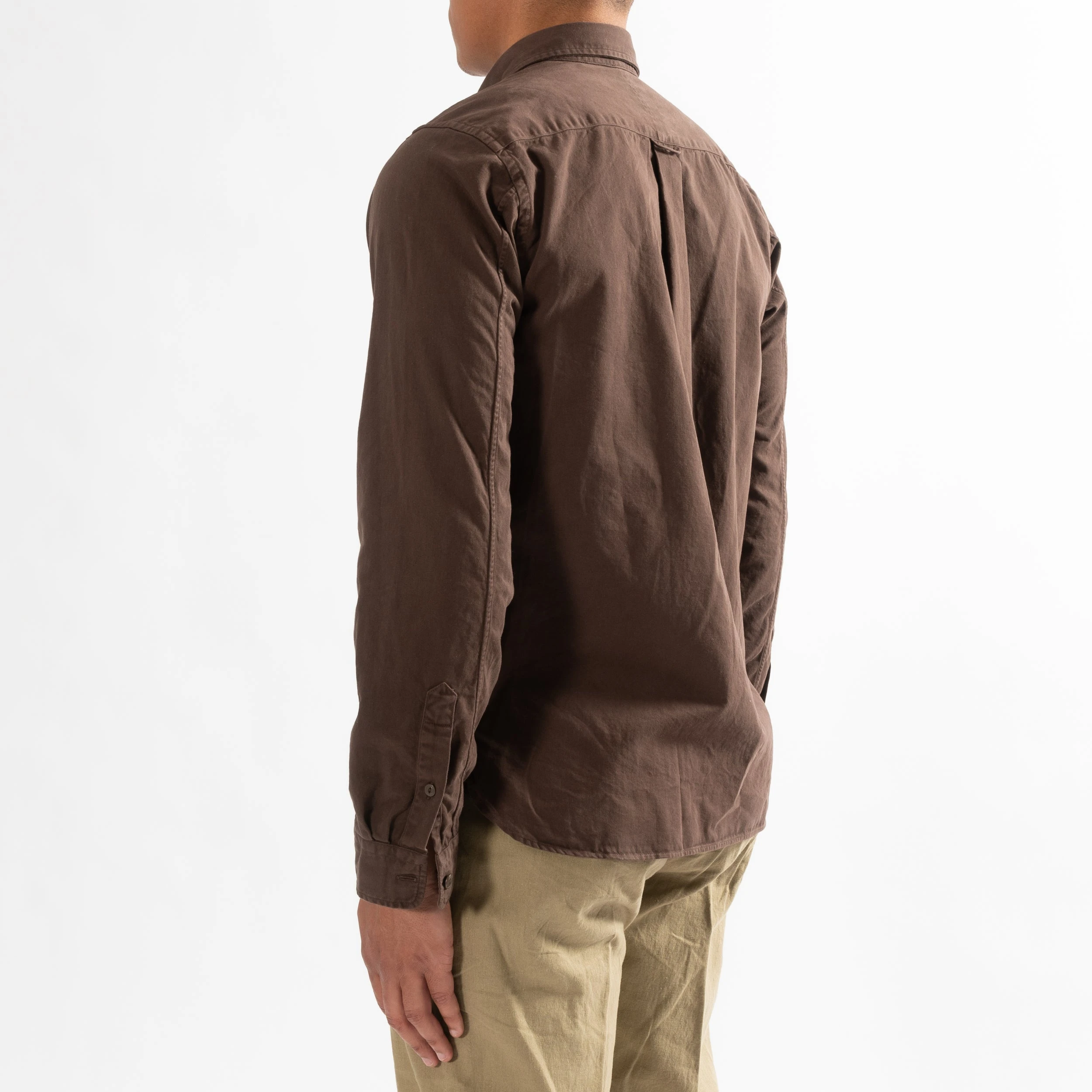 XACUS TWILL SHIRT WITH POCKET DARK BROWN 8 XACUS TWILL SHIRT WITH POCKET DARK BROWN - Bild 6