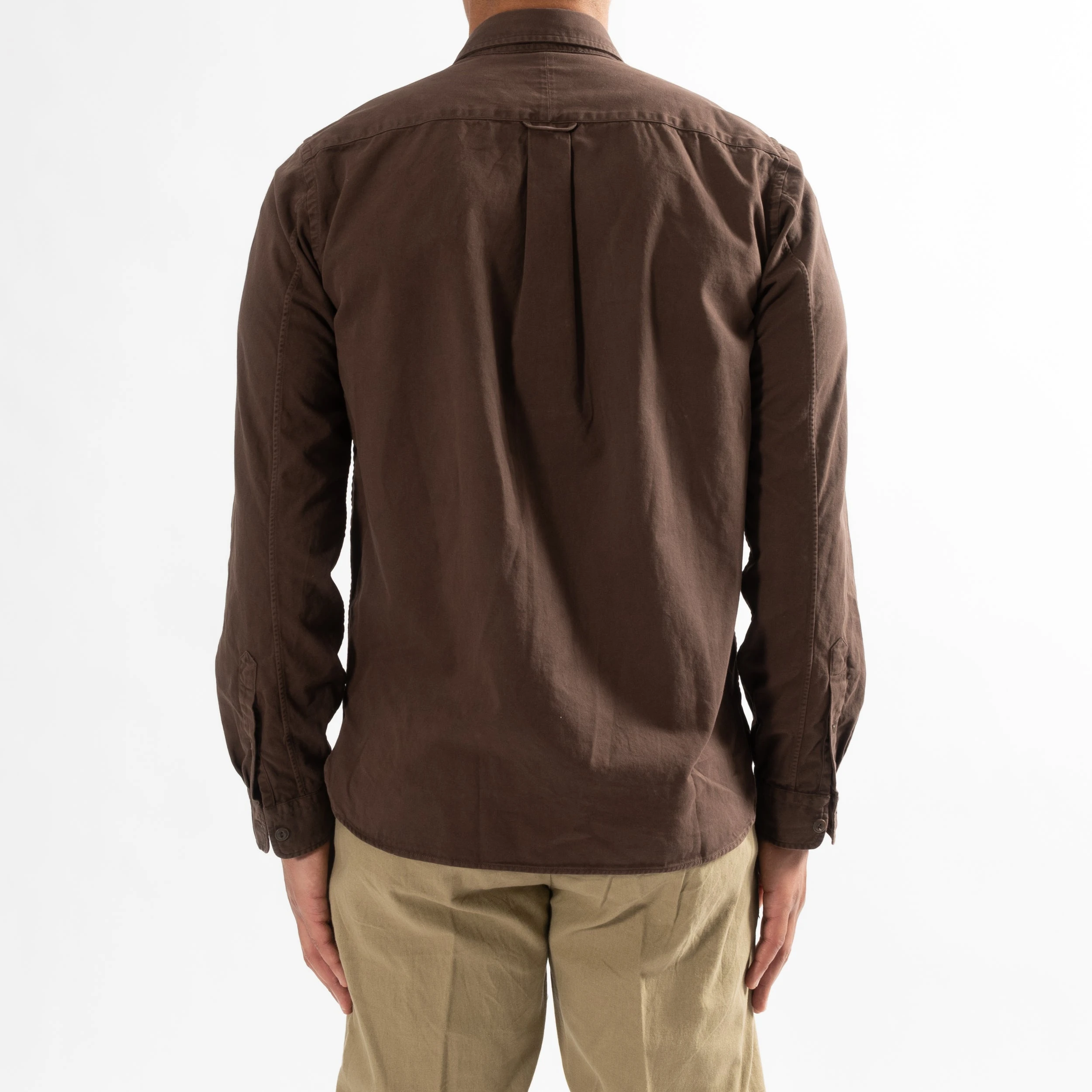 XACUS TWILL SHIRT WITH POCKET DARK BROWN 9 XACUS TWILL SHIRT WITH POCKET DARK BROWN - Bild 7