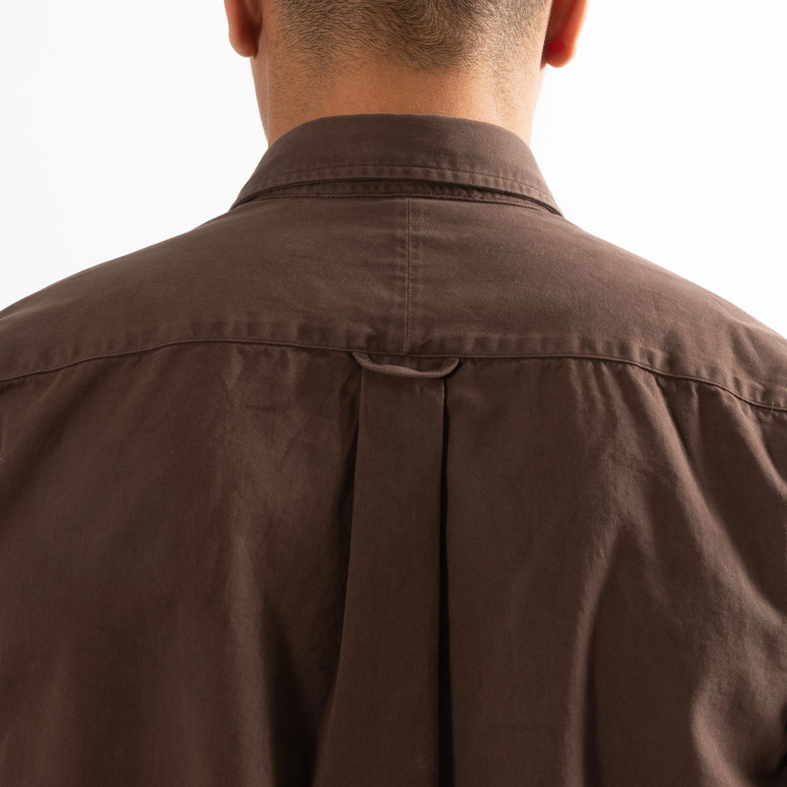 XACUS TWILL SHIRT WITH POCKET DARK BROWN 10 XACUS TWILL SHIRT WITH POCKET DARK BROWN - Bild 8