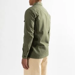 Tela Genova GRETO COTTON OVERSHIRT GREEN -jupiter shop JupiterKladerNorrlandsgatanKungsgatanStockholm 180 be02b3a7 0c69 4893 acec 7acf82450911