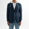 L.B.M.1911 STRUCTURED GARMENT DYED BLAZER NAVY -jupiter shop JupiterKladerNorrlandsgatanKungsgatanStockholm 222