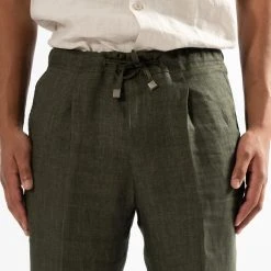 STUDIO 73 ISAC DRAWSTRING TROUSER GREEN 11 STUDIO 73 ISAC DRAWSTRING TROUSER GREEN -jupiter shop JupiterKladerNorrlandsgatanKungsgatanStockholm 229