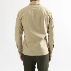 Tela Genova GRETO COTTON OVERSHIRT KHAKI 19 Tela Genova GRETO COTTON OVERSHIRT KHAKI -jupiter shop JupiterKladerNorrlandsgatanKungsgatanStockholm 249