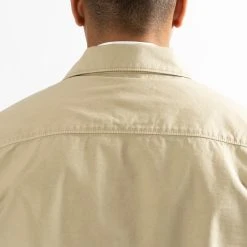 Tela Genova GRETO COTTON OVERSHIRT KHAKI 20 Tela Genova GRETO COTTON OVERSHIRT KHAKI -jupiter shop JupiterKladerNorrlandsgatanKungsgatanStockholm 250