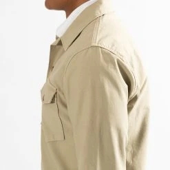Tela Genova GRETO COTTON OVERSHIRT KHAKI 15 Tela Genova GRETO COTTON OVERSHIRT KHAKI -jupiter shop JupiterKladerNorrlandsgatanKungsgatanStockholm 251