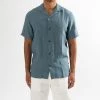NN07 MIYAGI LINEN BOWLING SHIRT SS DUST BLUE -jupiter shop JupiterKladerNorrlandsgatanKungsgatanStockholm 71 24ed3dfe 9817 48aa acce 1a297e718bce