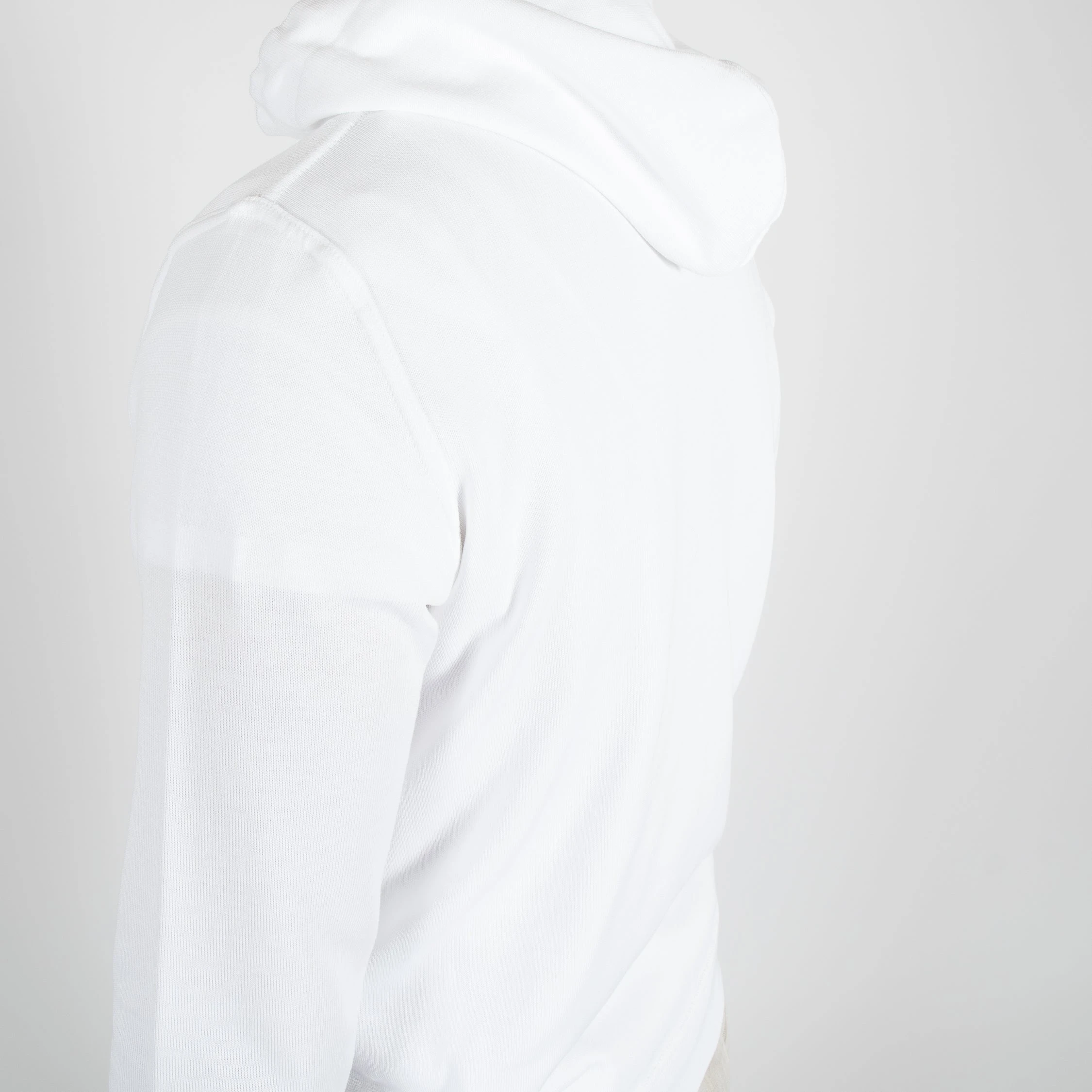 Filippo De Laurentiis PIQUE HOODIE SWEATER WHITE 8 Filippo De Laurentiis PIQUE HOODIE SWEATER WHITE - Bild 6
