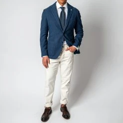 L.B.M.1911 JACK REG COTTON RAMIE BLAZER NAVY -jupiter shop L.B.M.1911KAVAJ 1