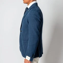 L.B.M.1911 JACK REG COTTON RAMIE BLAZER NAVY -jupiter shop L.B.M.1911KAVAJ 4