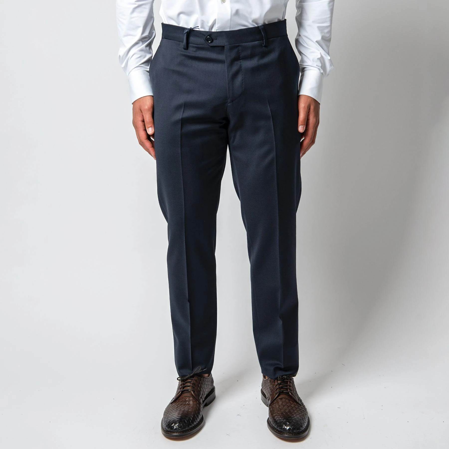 Lardini MAN WOVEN TROUSERS SPECIAL LINE NAVY 3 Lardini MAN WOVEN TROUSERS SPECIAL LINE NAVY