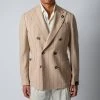 Lardini MAN JACKET ADVANCE BEIGE STRIPE COLOUR