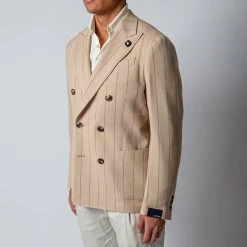 Lardini MAN JACKET ADVANCE BEIGE STRIPE COLOUR -jupiter shop LARDINIKAVAJ 3 1c5fa915 ca52 43d5 92af 079958d9b318